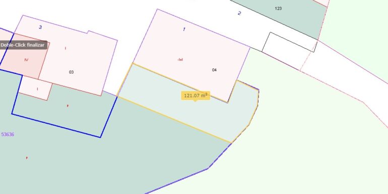 Plano casa con jardín